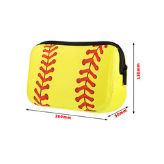 Softball Storage Bag Waterproof Zipper Ball Organizing Bag