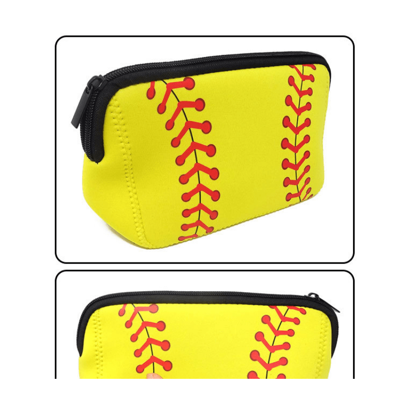 Softball Storage Bag Waterproof Zipper Ball Organizing Bag