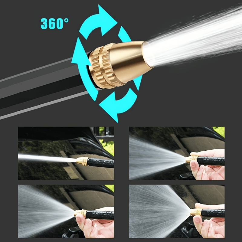 Adjustable High Pressure Water Pipe Nozzle Spray for Car Washing Pet Cleaning