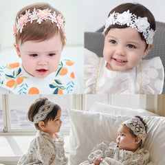 Baby Girls Headband Elastic Flower Hair Band Hairbands Kids Hair Accessories
