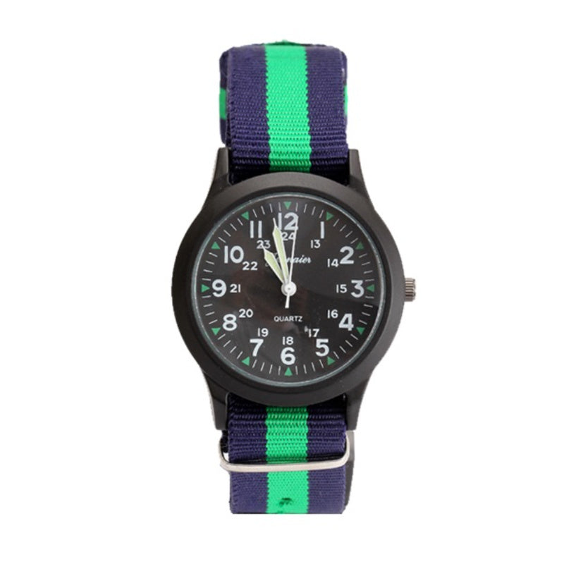 Kids Analog Quartz Watch Casual Canvas Band
