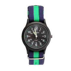 Kids Analog Quartz Watch Casual Canvas Band