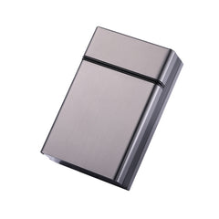 Metal Automatic Bounce Cover Cigarette Case For Men