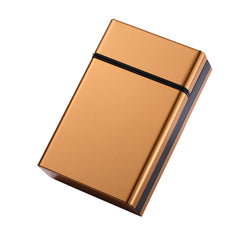 Metal Automatic Bounce Cover Cigarette Case For Men