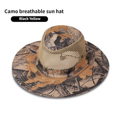Breathable Camouflage Mesh Cap for Outdoor Adventures