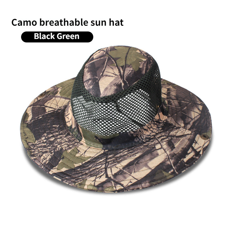 Breathable Camouflage Mesh Cap for Outdoor Adventures