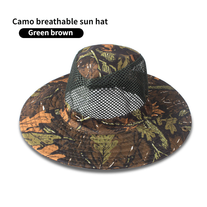Breathable Camouflage Mesh Cap for Outdoor Adventures