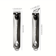 Stainless Steel Nail Clippers Portable Manicure Tool