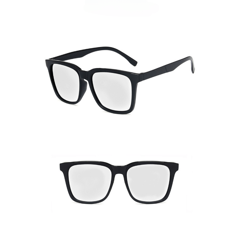 Men's Large Square Sunglasses UV Resistant