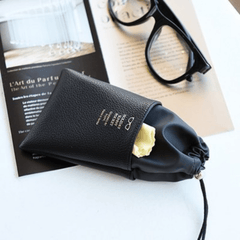 Mini Sunglasses Pouch Drawstring Bag Lightweight Solid Bag