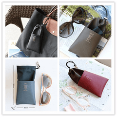 Mini Sunglasses Pouch Drawstring Bag Lightweight Solid Bag
