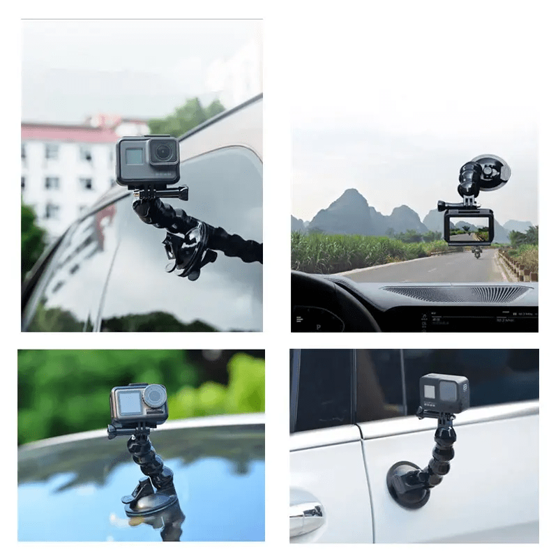 360° Car Phone Holder Mount for GoPro 7 6 5 4 3 Camera