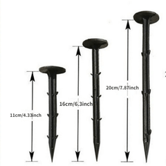 50pcs Plastic Gardening Stake Pegs Film Fixed Tools Plant Support