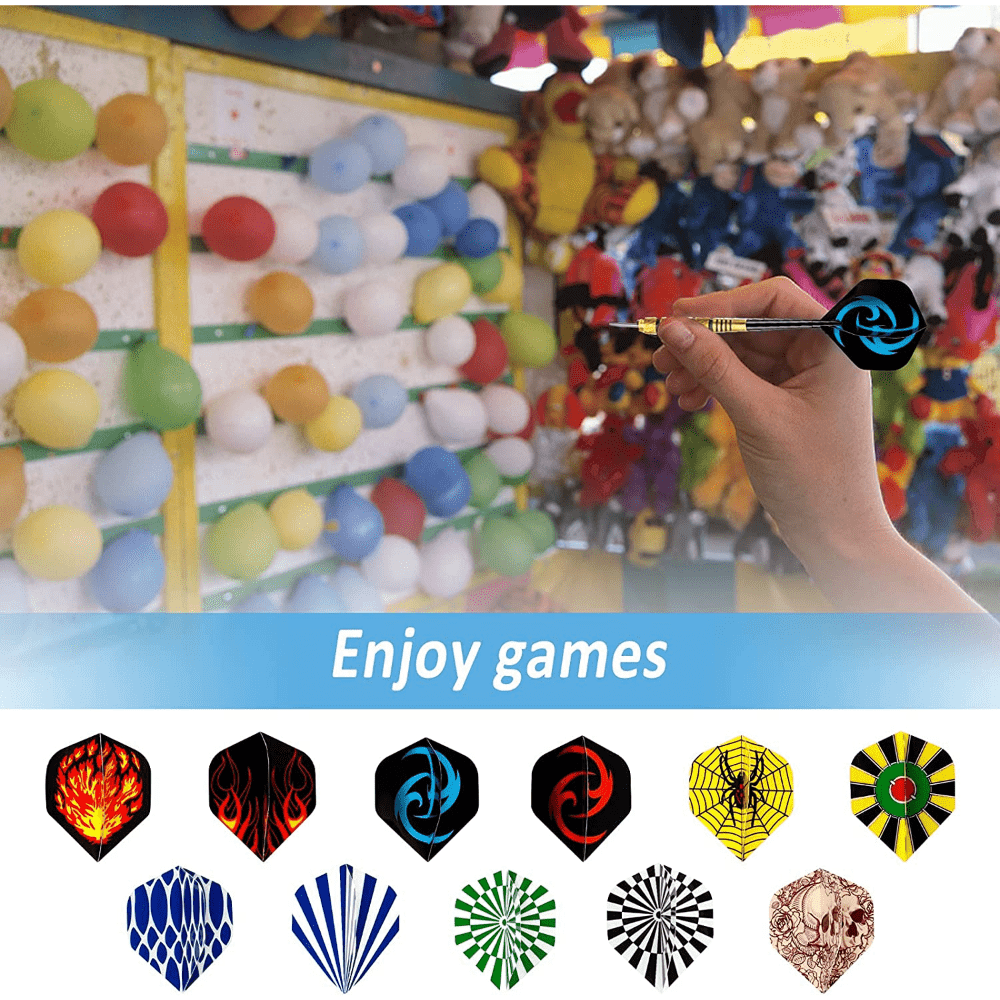77pcs Professional Dart Flight Set for Kids & Adults