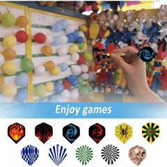 77pcs Professional Dart Flight Set for Kids & Adults