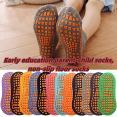 Anti-slip Sports Socks with Grips for Yoga Pilates Barre Ballet