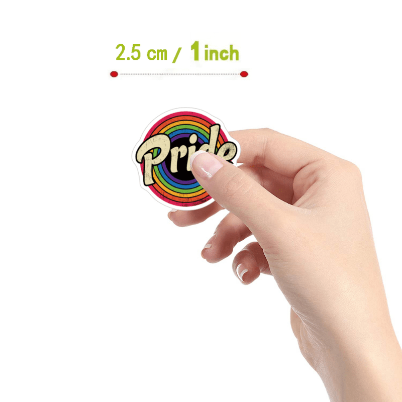 500pcs LGBT Pride & Love Stickers DIY Crafts 1 Inch Round Labels