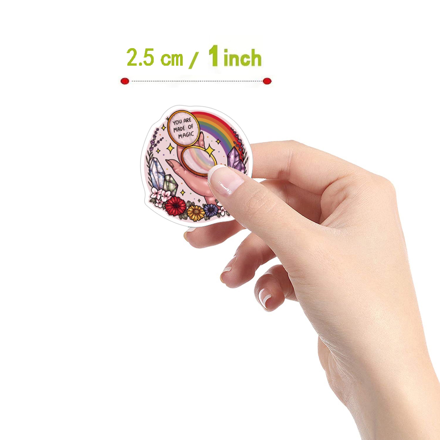 500pcs Magic Witch Cartoon Stickers DIY Creative Tape