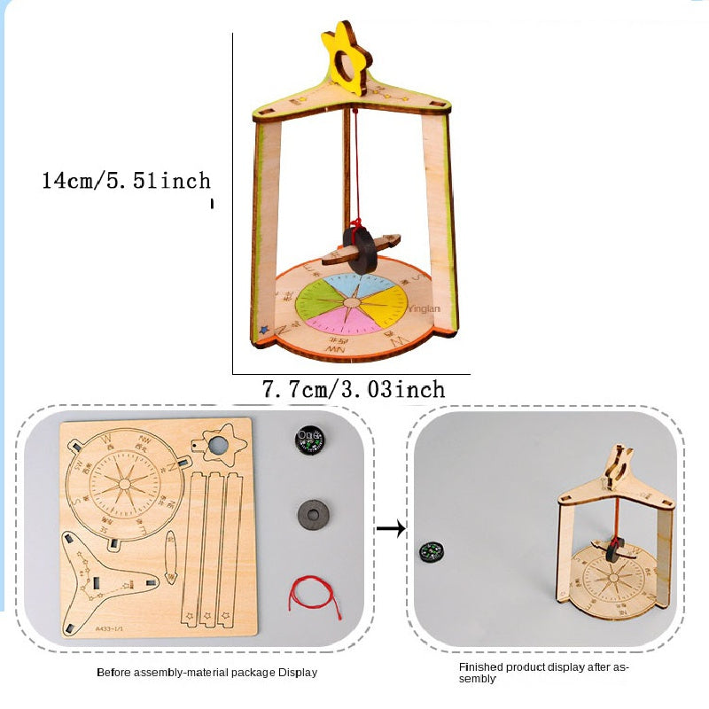 DIY Compass Educational Toy - Physics Science Kit