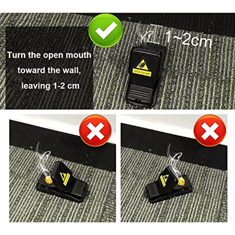 6pcs Indoor Mouse Trap Quick and Effective for Home and Pet Safety