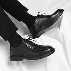 Men's Smart Casual Lace-Up Oxford Shoes for Office Business