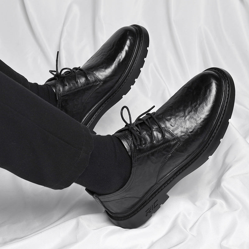 Men's Smart Casual Lace-Up Oxford Shoes for Office Business