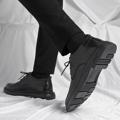 Men's Smart Casual Lace-Up Oxford Shoes for Office Business