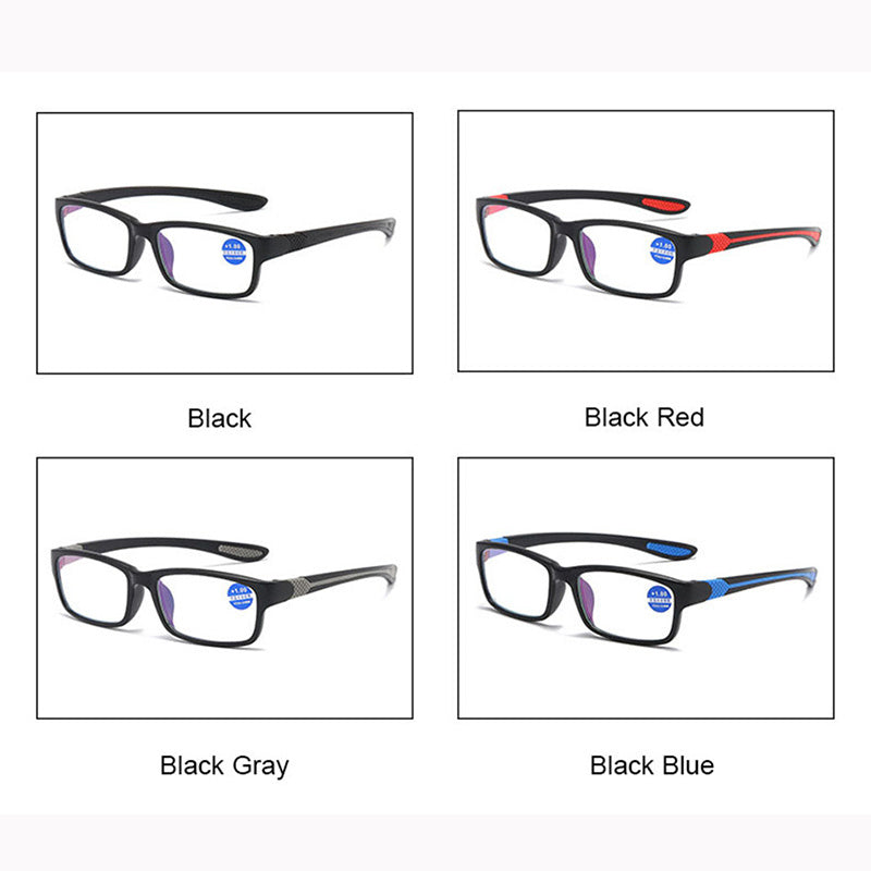 TR90 Reading Glasses Anti Light Hyperopia Eyeglasses