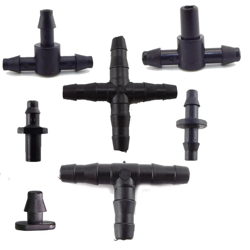 280pcs Garden Irrigation Fittings Kit Tubing Connectors Valves Nozzle Perfect