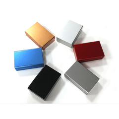Portable Aluminum Cigarette Case for Men, Holds 20 Pack, Slide Cover Design