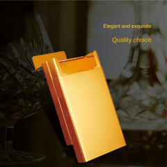Portable Aluminum Cigarette Case for Men, Holds 20 Pack, Slide Cover Design