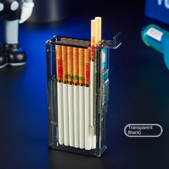 Transparent Automatic Cigarette Box Two In One Capacity Of 20 Cigarettes