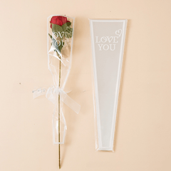 50pcs Transparent Flower Packaging Bag - Tanabata Bouquet Material