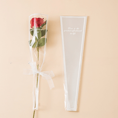50pcs Transparent Flower Packaging Bag - Tanabata Bouquet Material