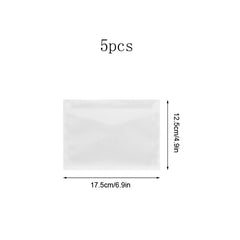5PCS Western Style Sulfuric Acid Paper Envelope for Business Invitation
