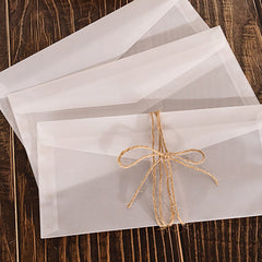5PCS Western Style Sulfuric Acid Paper Envelope for Business Invitation