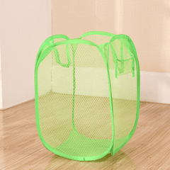 Folding Mesh Laundry Basket Large Capacity Lightweight Clothes Storage