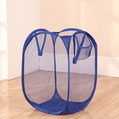 Folding Mesh Laundry Basket Large Capacity Lightweight Clothes Storage