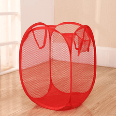 Folding Mesh Laundry Basket Large Capacity Lightweight Clothes Storage