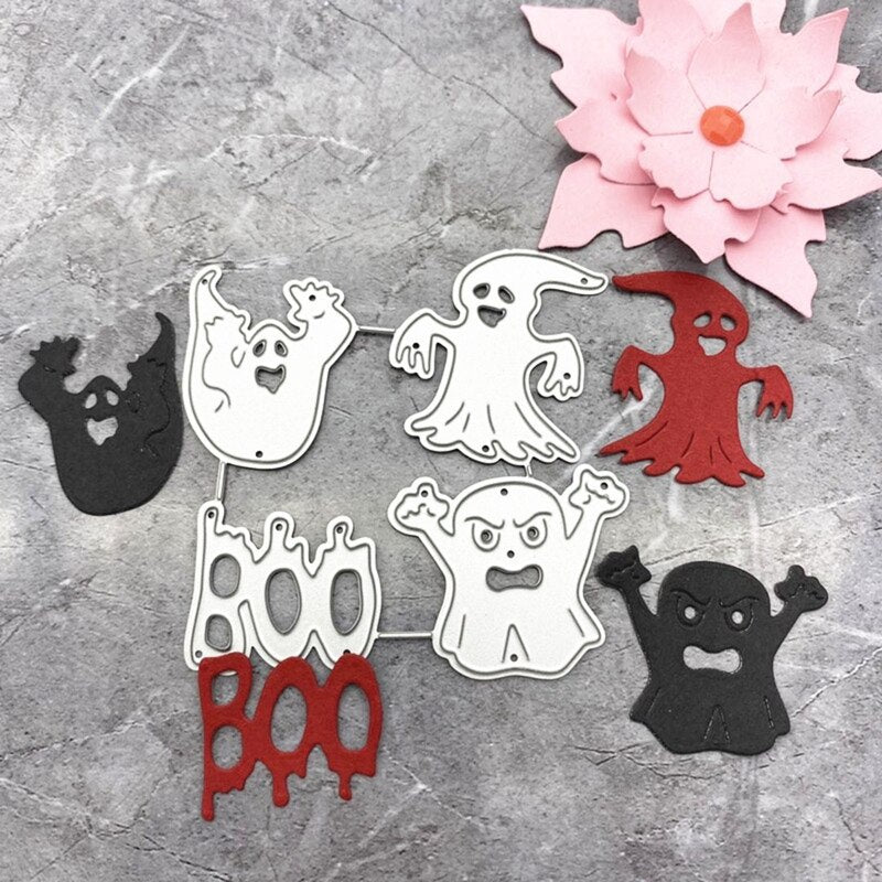 1pc Halloween Ghost Metal Cutting Dies Stencil Scrapbooking DIY Album Embossing
