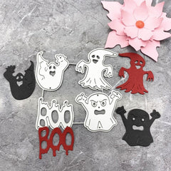 1pc Halloween Ghost Metal Cutting Dies Stencil Scrapbooking DIY Album Embossing