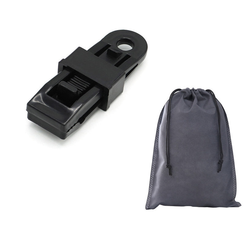 6pcs Tent Fixing Clips Large Size Windbreak Hook Clip