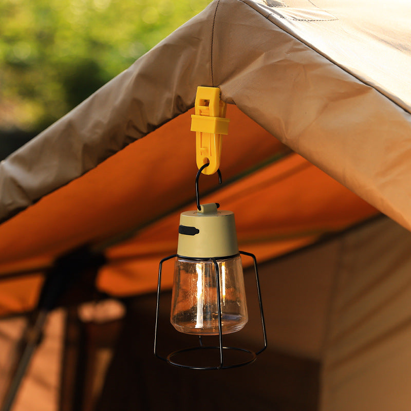 6pcs Tent Fixing Clips Large Size Windbreak Hook Clip