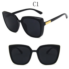 Vintage Square Sunglasses Men UV Protection