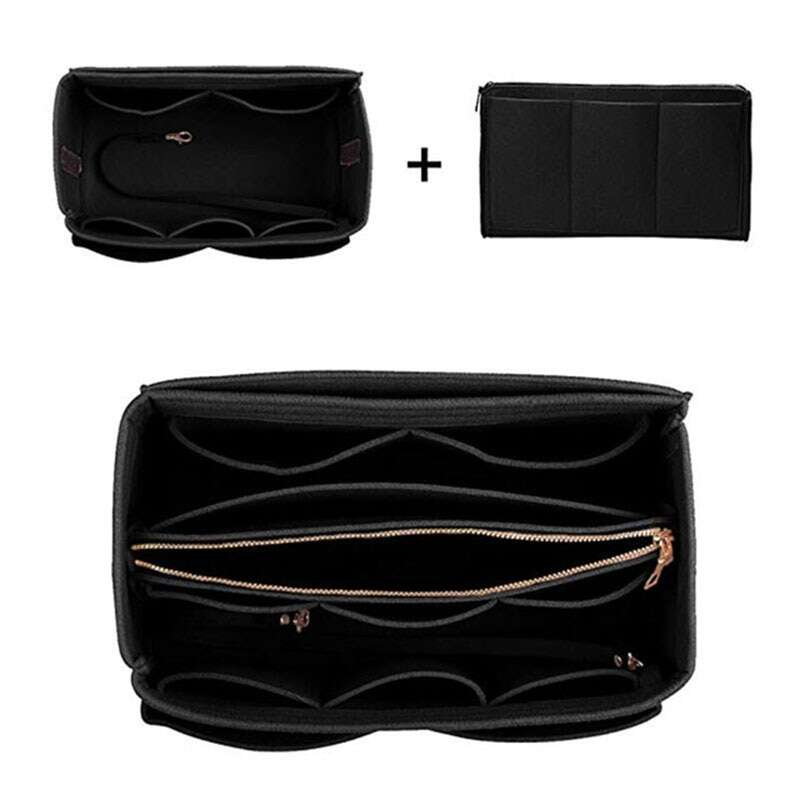 Felt Storage Pouch Insert Bag for Shoulder Bag & Backpack