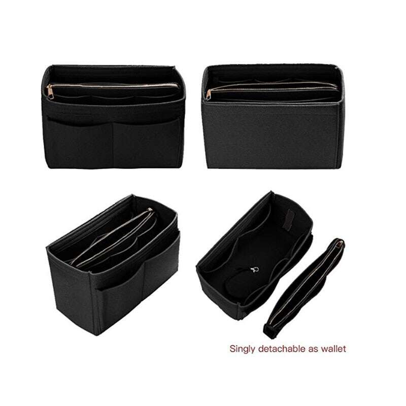 Felt Storage Pouch Insert Bag for Shoulder Bag & Backpack
