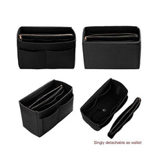 Felt Storage Pouch Insert Bag for Shoulder Bag & Backpack