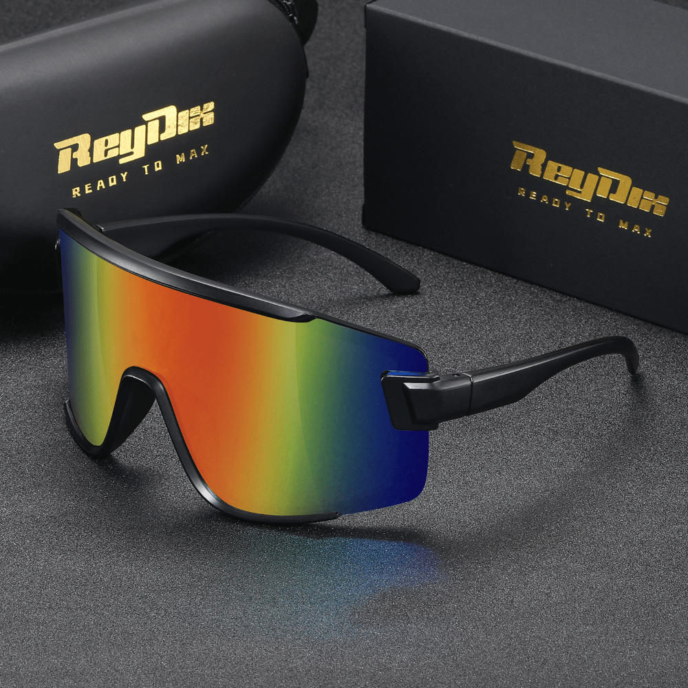 ReyDix Colorful Sports Sunglasses for Men