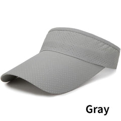 Breathable Sun Visor Hat Lightweight Adjustable UV Protection Cap