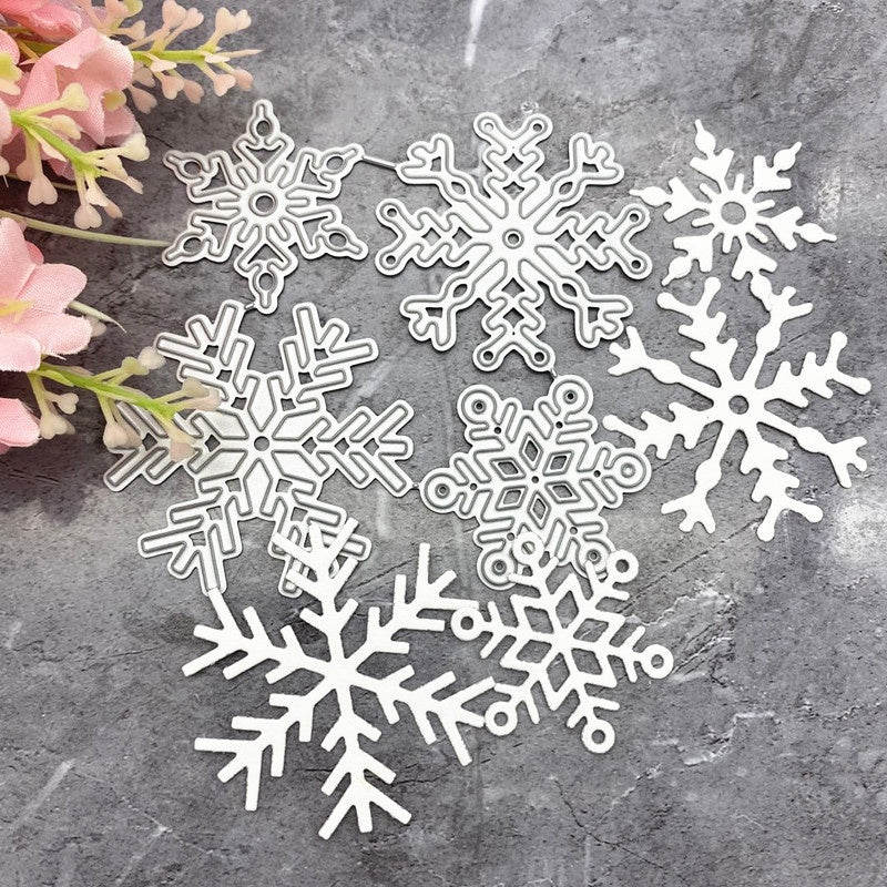 1pc Christmas Snowflake Metal Die Cutting Dies Scrapbooking Embossing Stencil